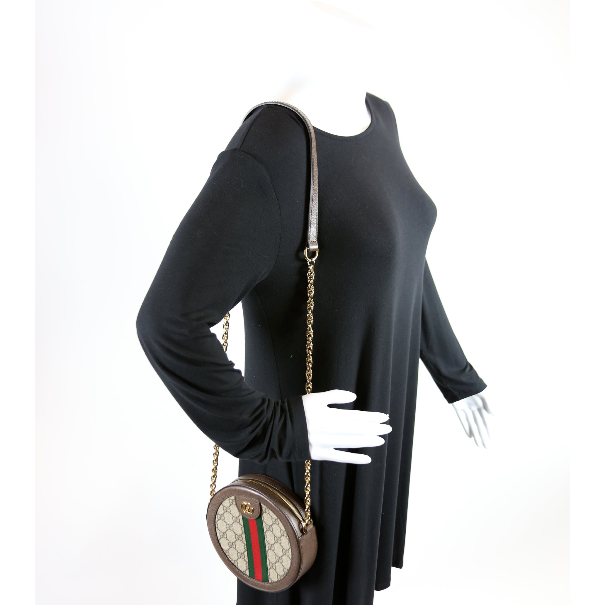 Ophidia Round Small Crossbody 550618