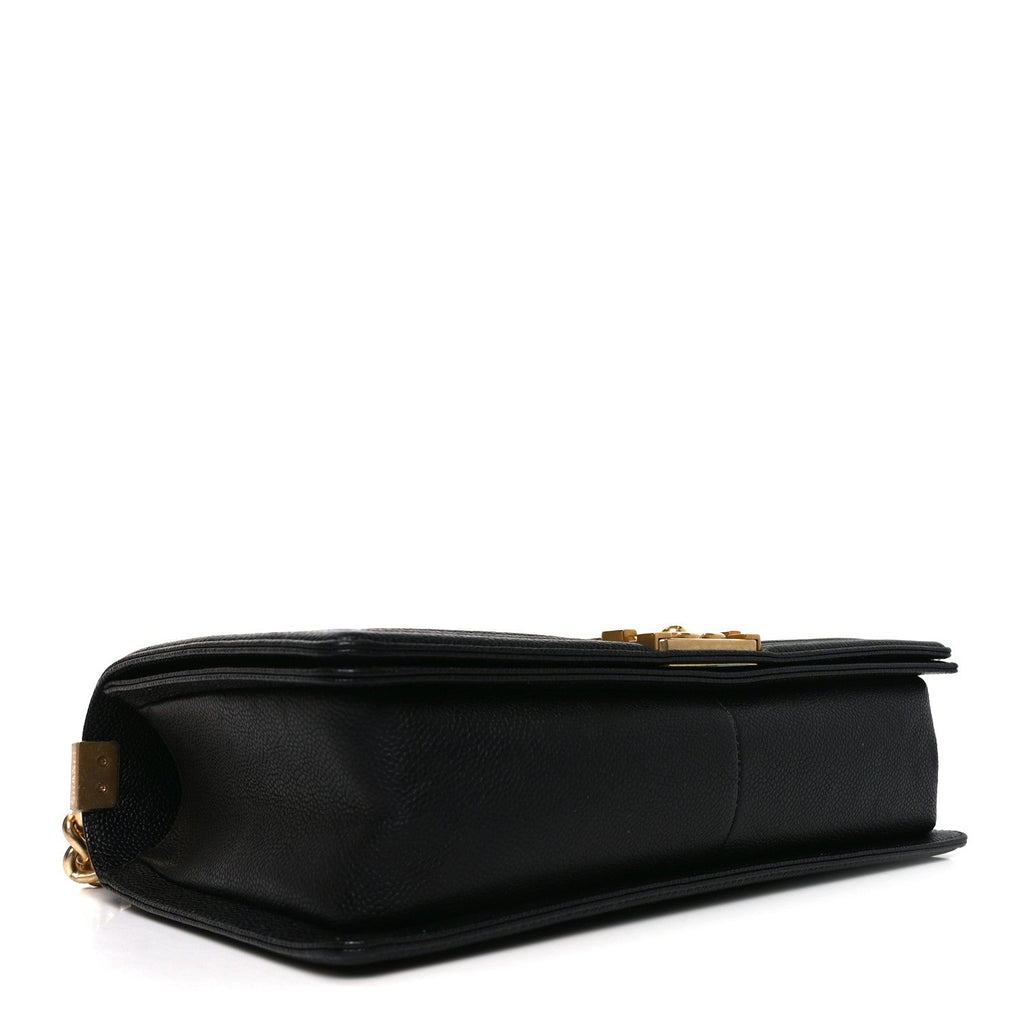 Chanel Caviar Quilted New Medium Boy Flap Black