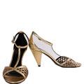 Leather Sandal Pumps Size 40