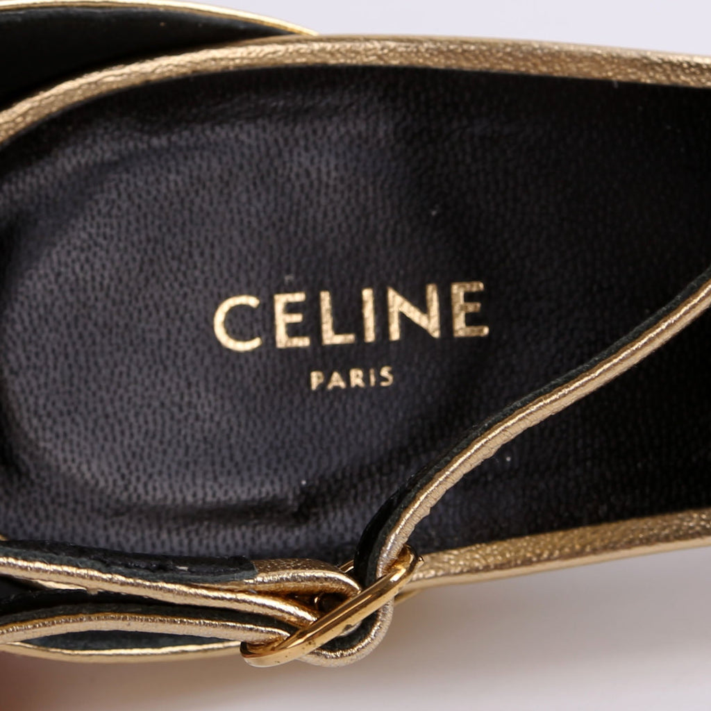 Leather Sandal Pumps Size 40