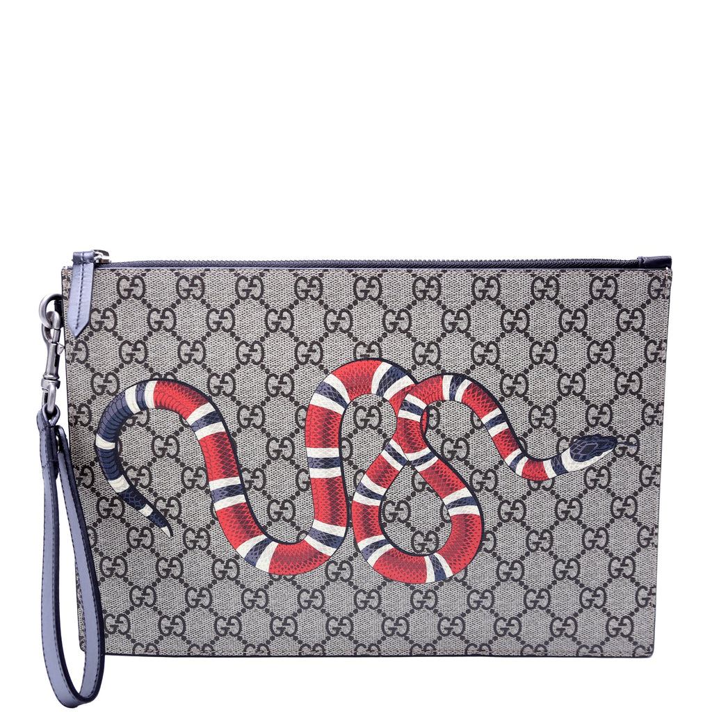 473904 GG Supreme Snake Pouch