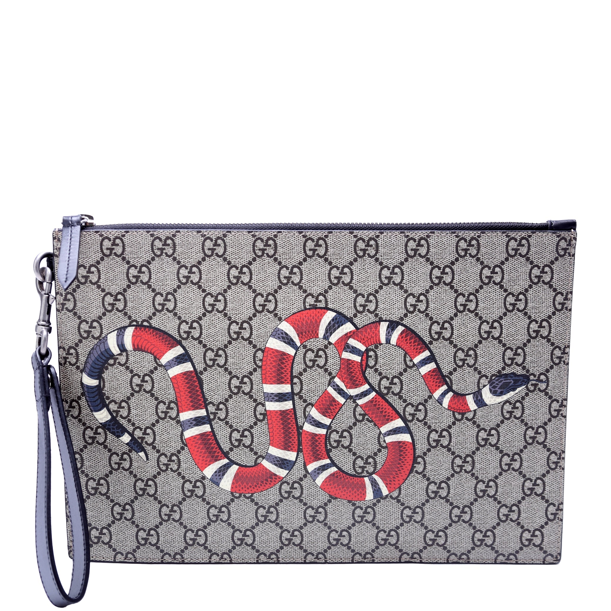 473904 GG Supreme Snake Pouch