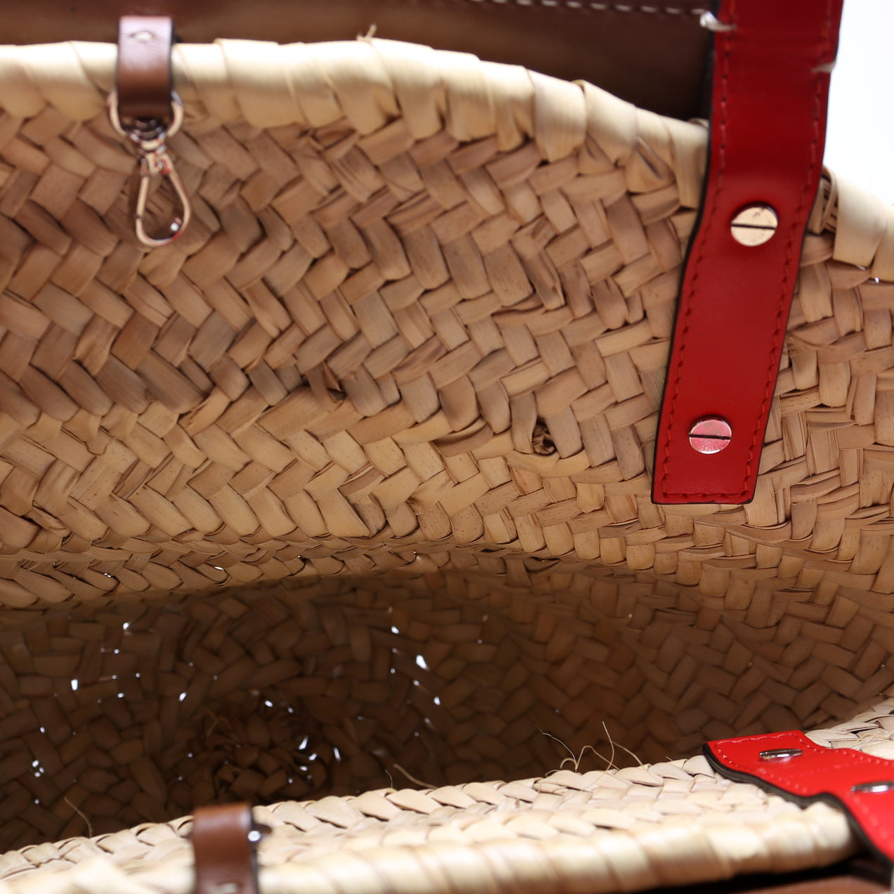 Loubishore Raffia Tote Small