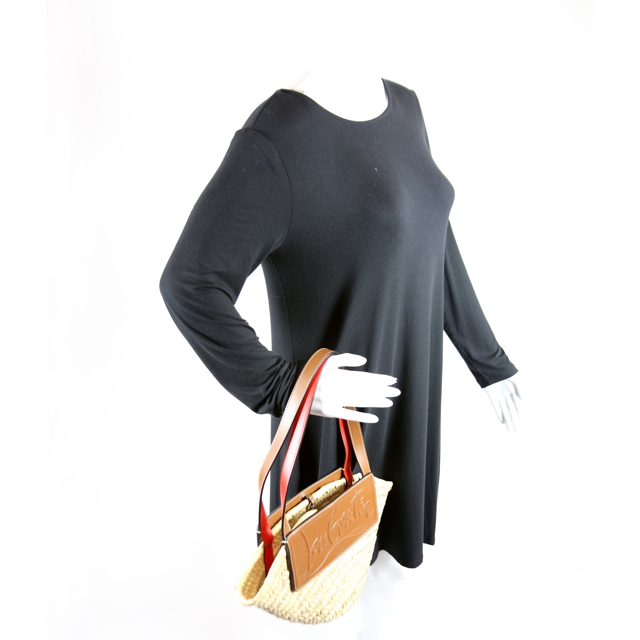 Loubishore Raffia Tote Small