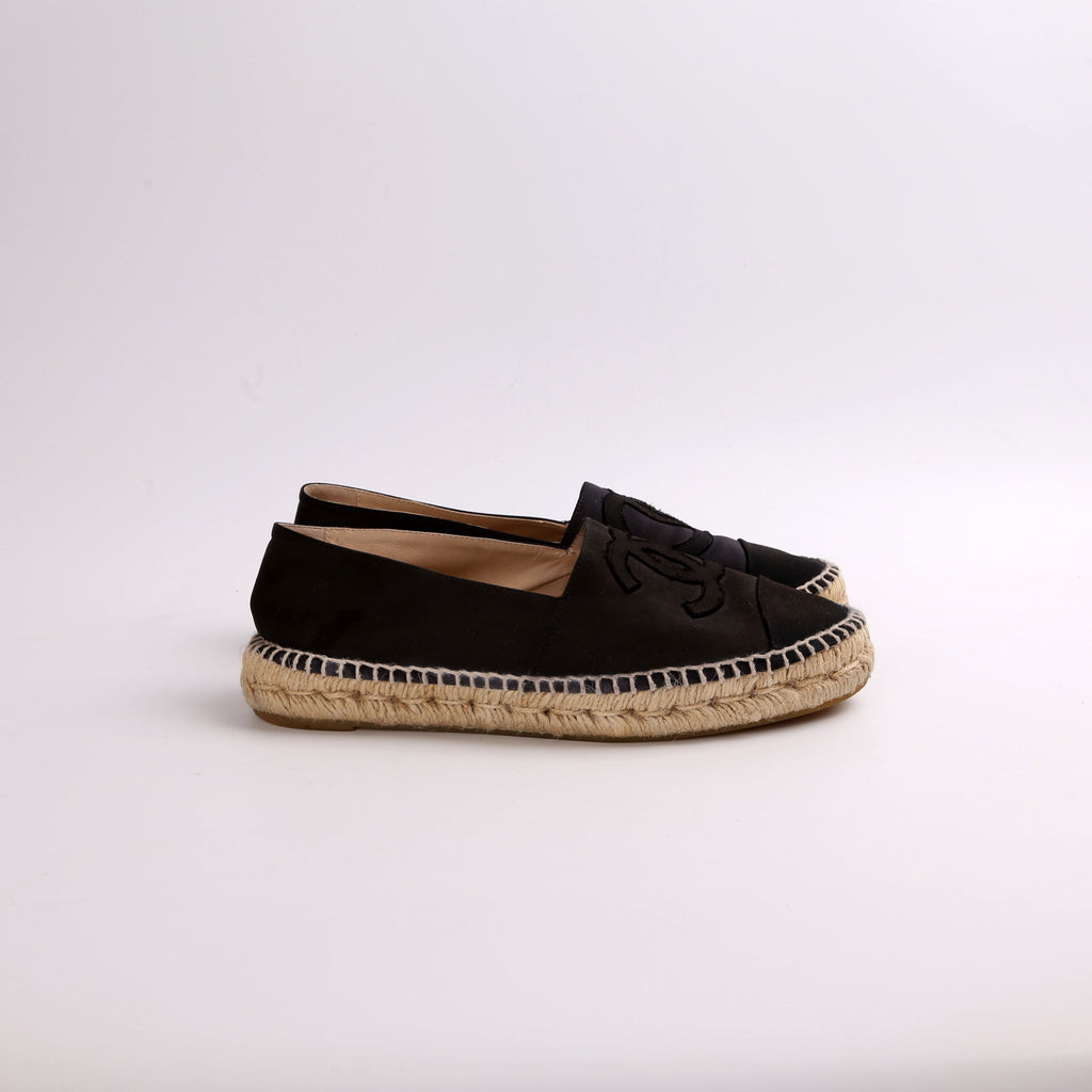 CC Satin Espadrilles Size 39