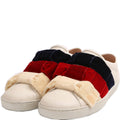 Gucci Leather Ace Low Ribbon Sneakers Sz 37