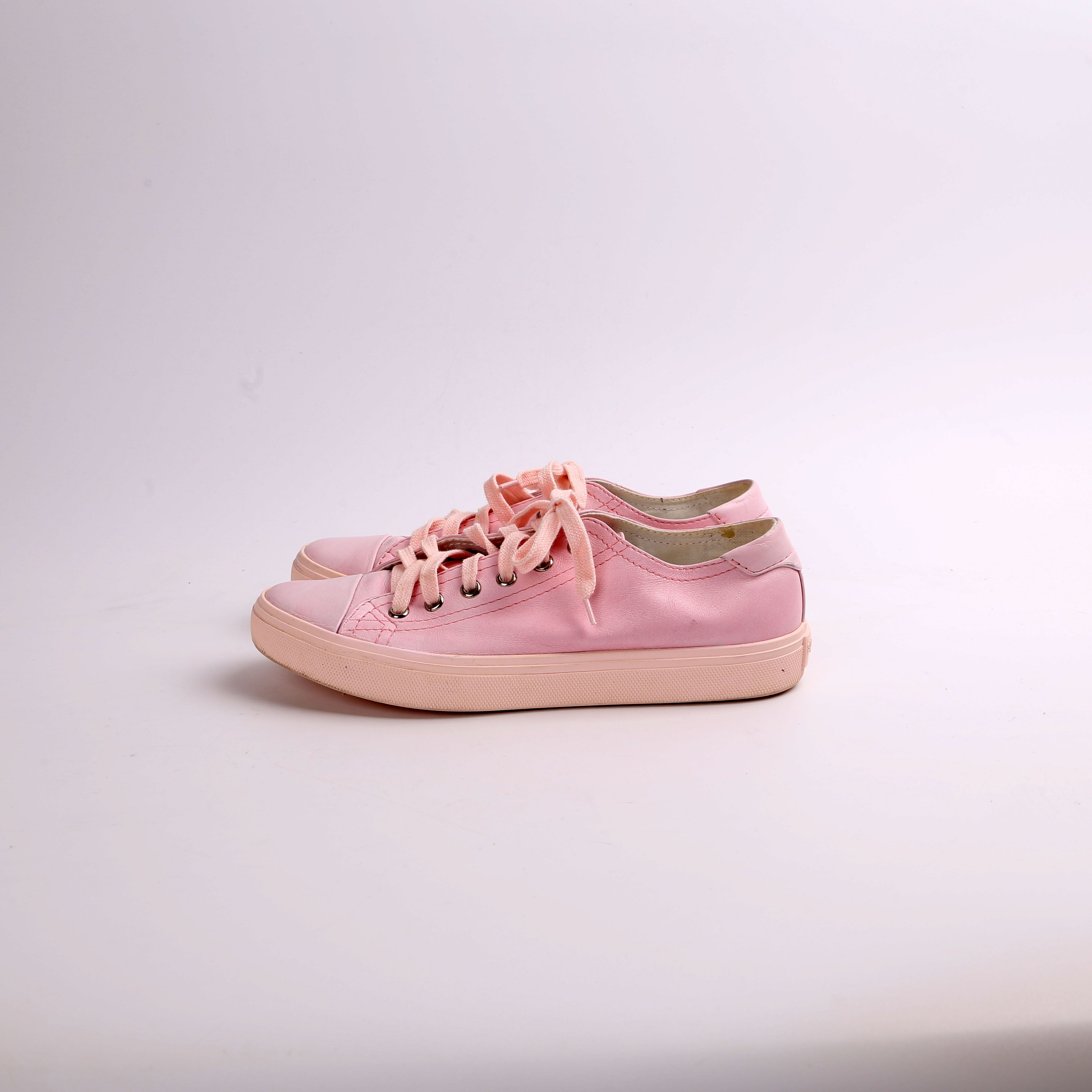 SAINT LAURENT Bedford Leather Sneakers