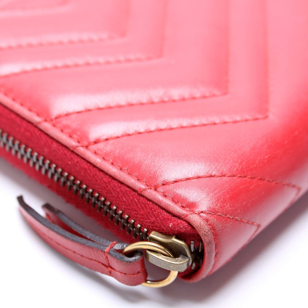474814 GG Marmont Zip Around Organizer Wallet
