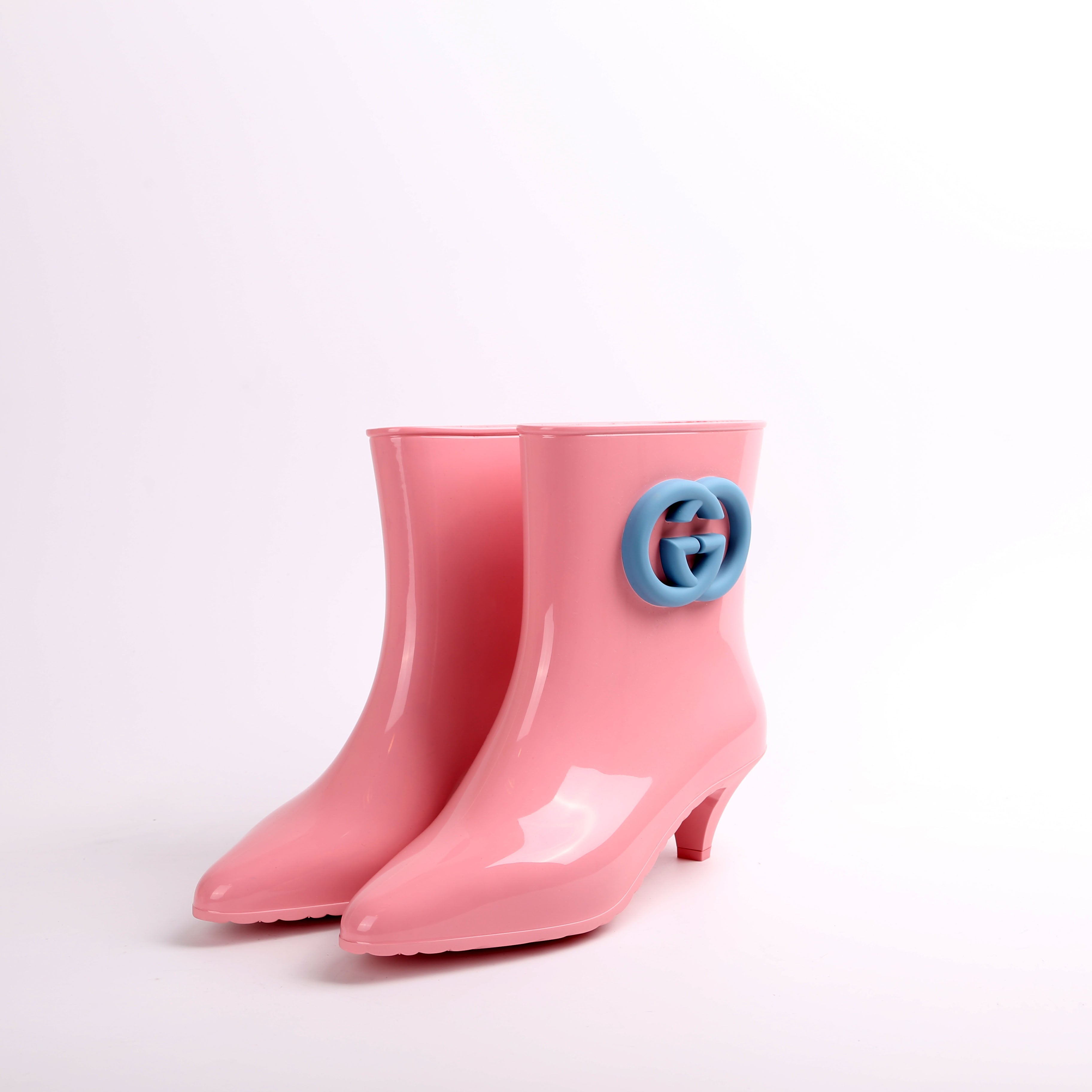 Gucci Rubber Ankle Boots Size 40