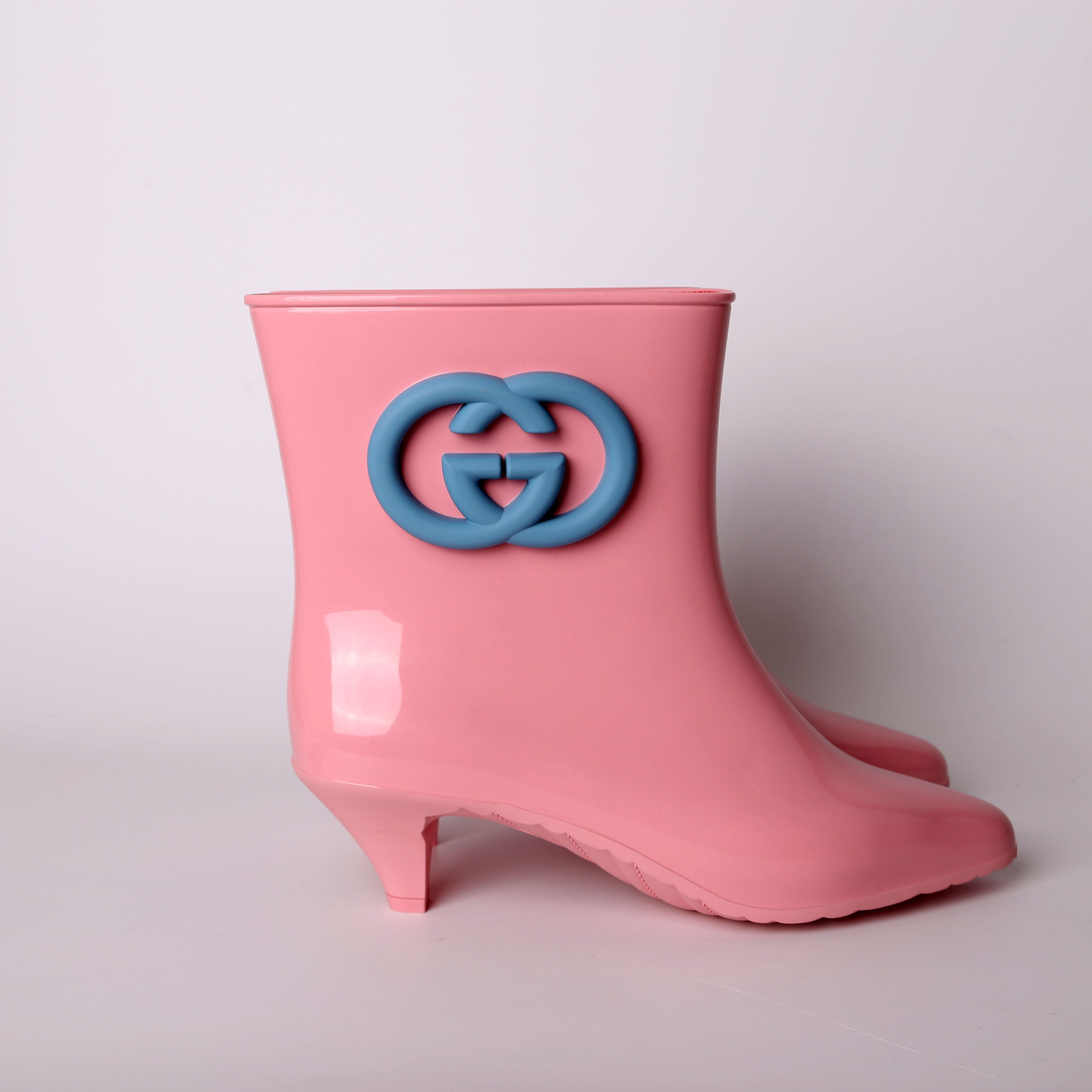 Gucci Rubber Ankle Boots Size 40