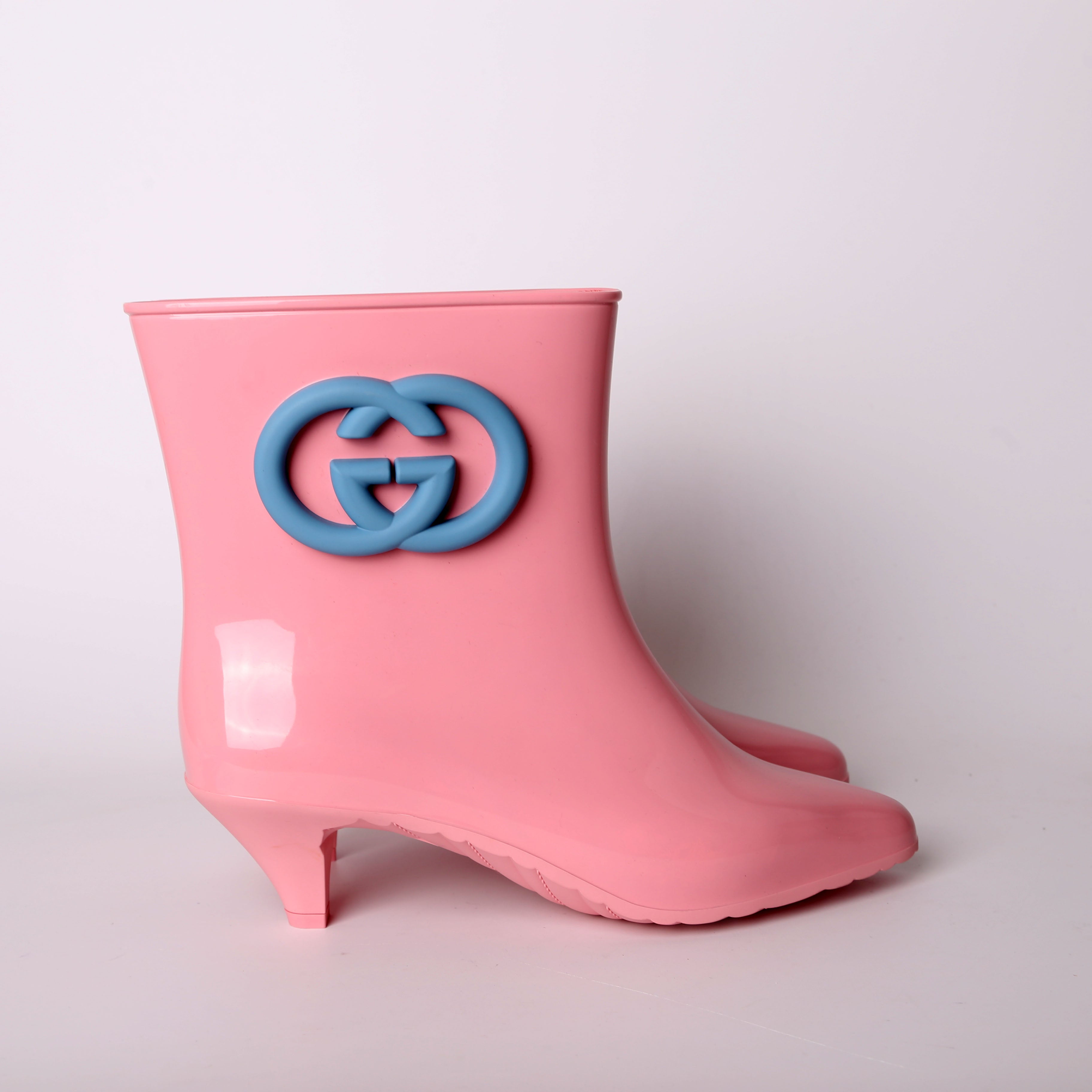 Gucci Rubber Ankle Boots Size 40