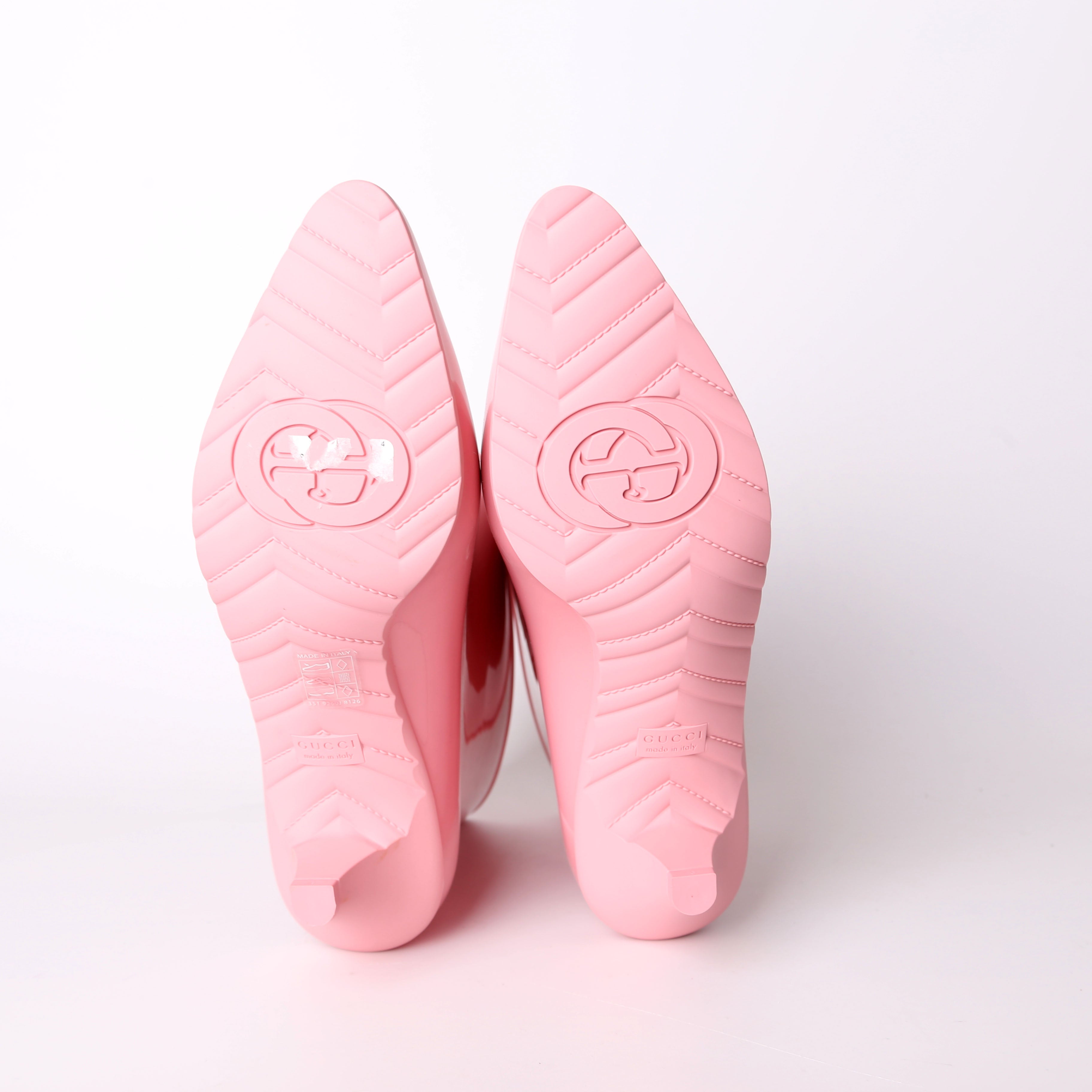 Gucci Rubber Ankle Boots Size 40