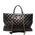 Coco Handle Shopping Tote Large Aged Calfskin 26M