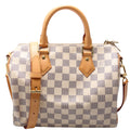 Speedy 25 Bandouliere Damier Azur