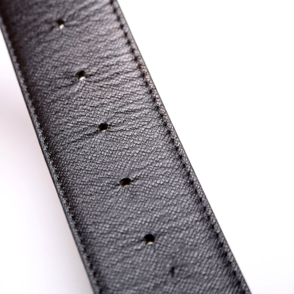 Claus M Reversible Visetos/Leather Belt Size 40