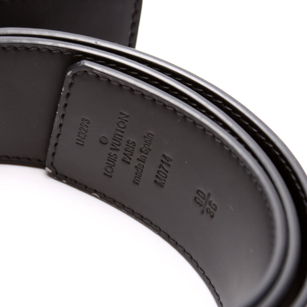 LV Shake 40MM Reversible Leather/Eclipse Belt Size 90/36