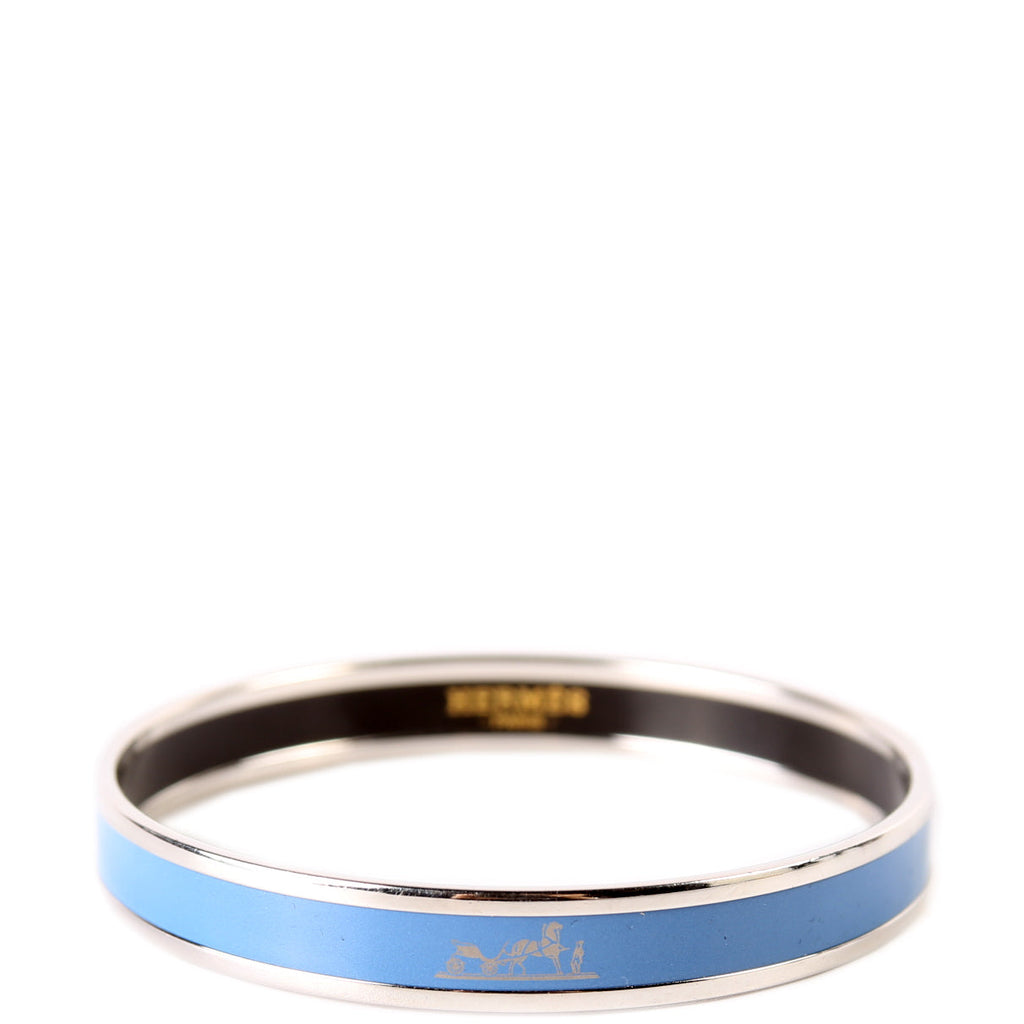 Enamel Narrow Bangle Bracelet
