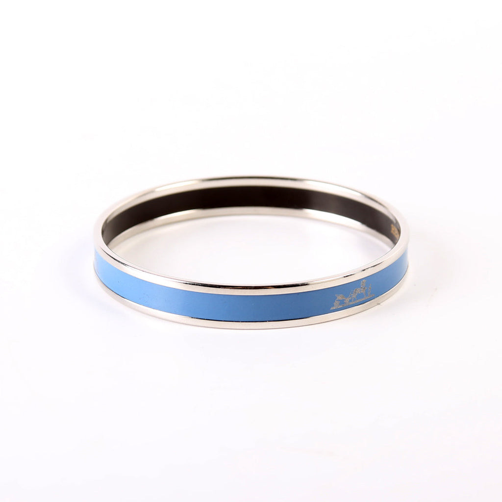Enamel Narrow Bangle Bracelet