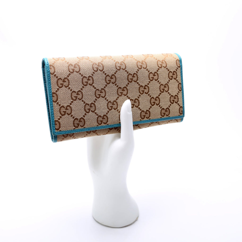 GG Canvas Long Wallet 346058