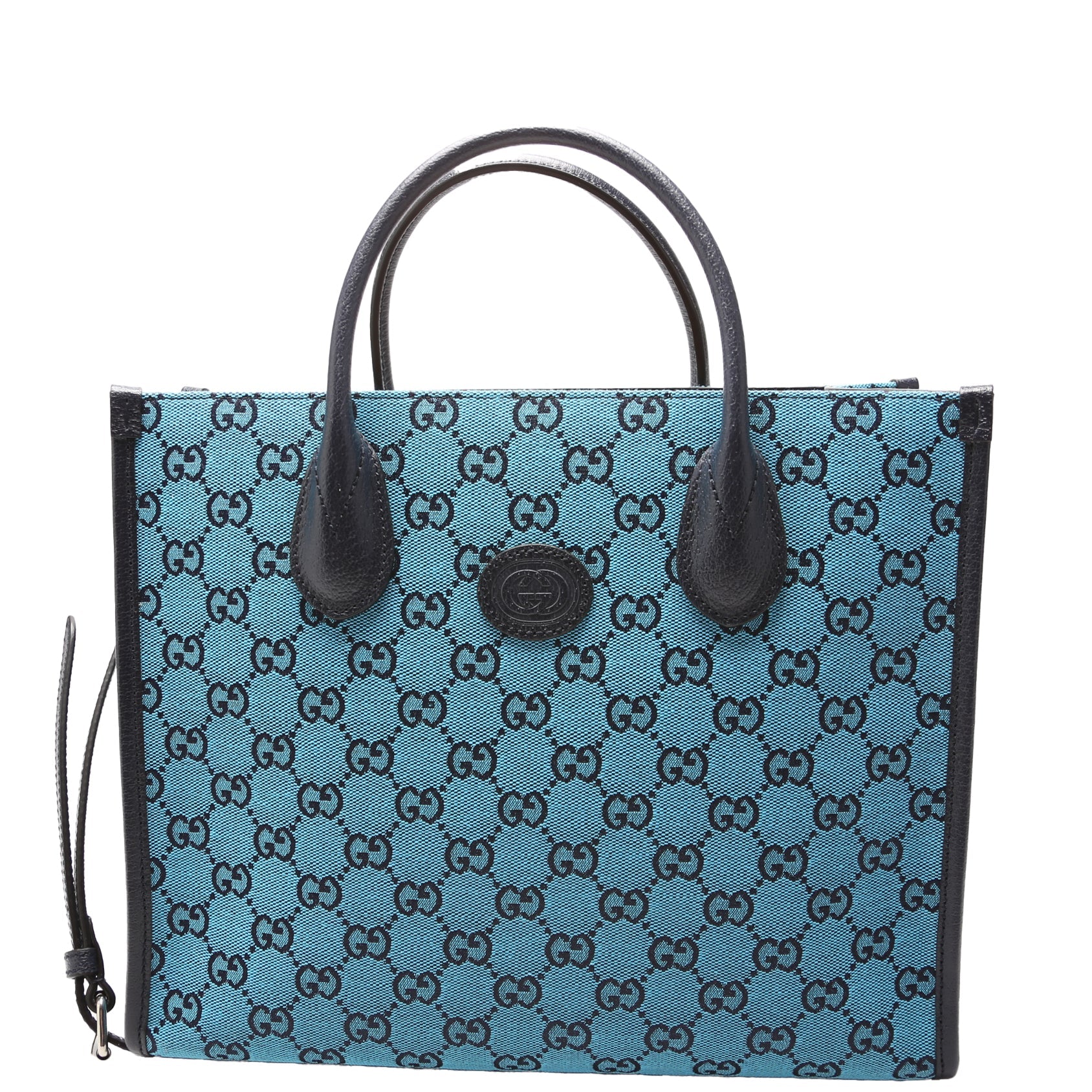 659983 GG Canvas Interlocking GG Small Tote