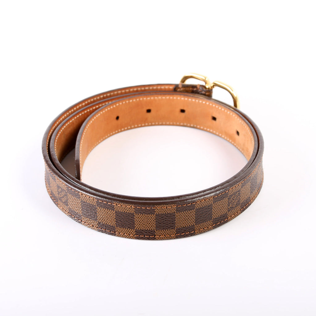 Mini Damier Ebene Belt Size 85/34