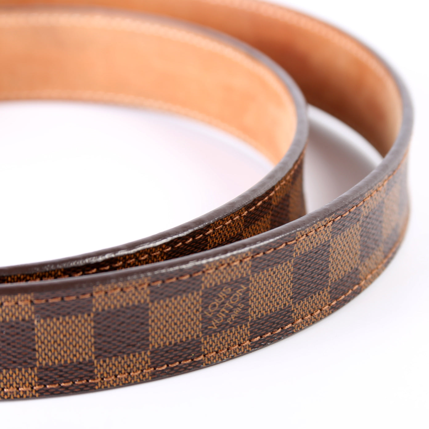 Mini Damier Ebene Belt Size 85/34