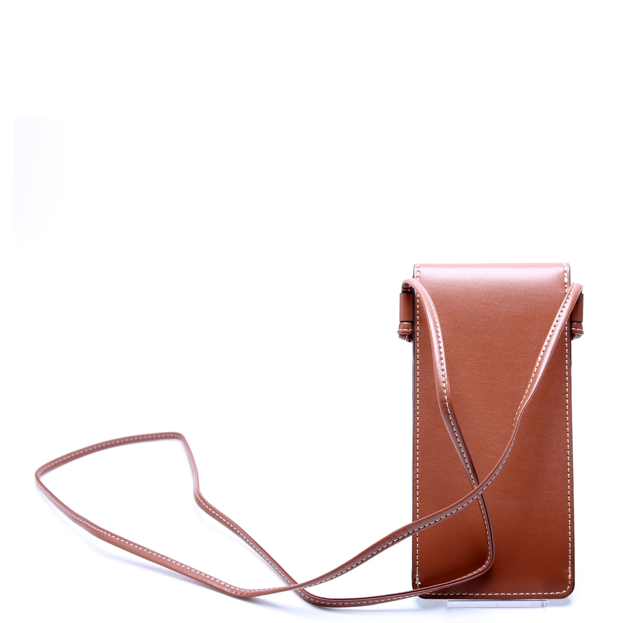 Leather Flap Phone Pouch