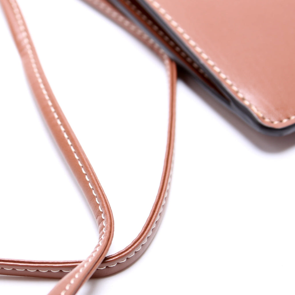 Leather Flap Phone Pouch