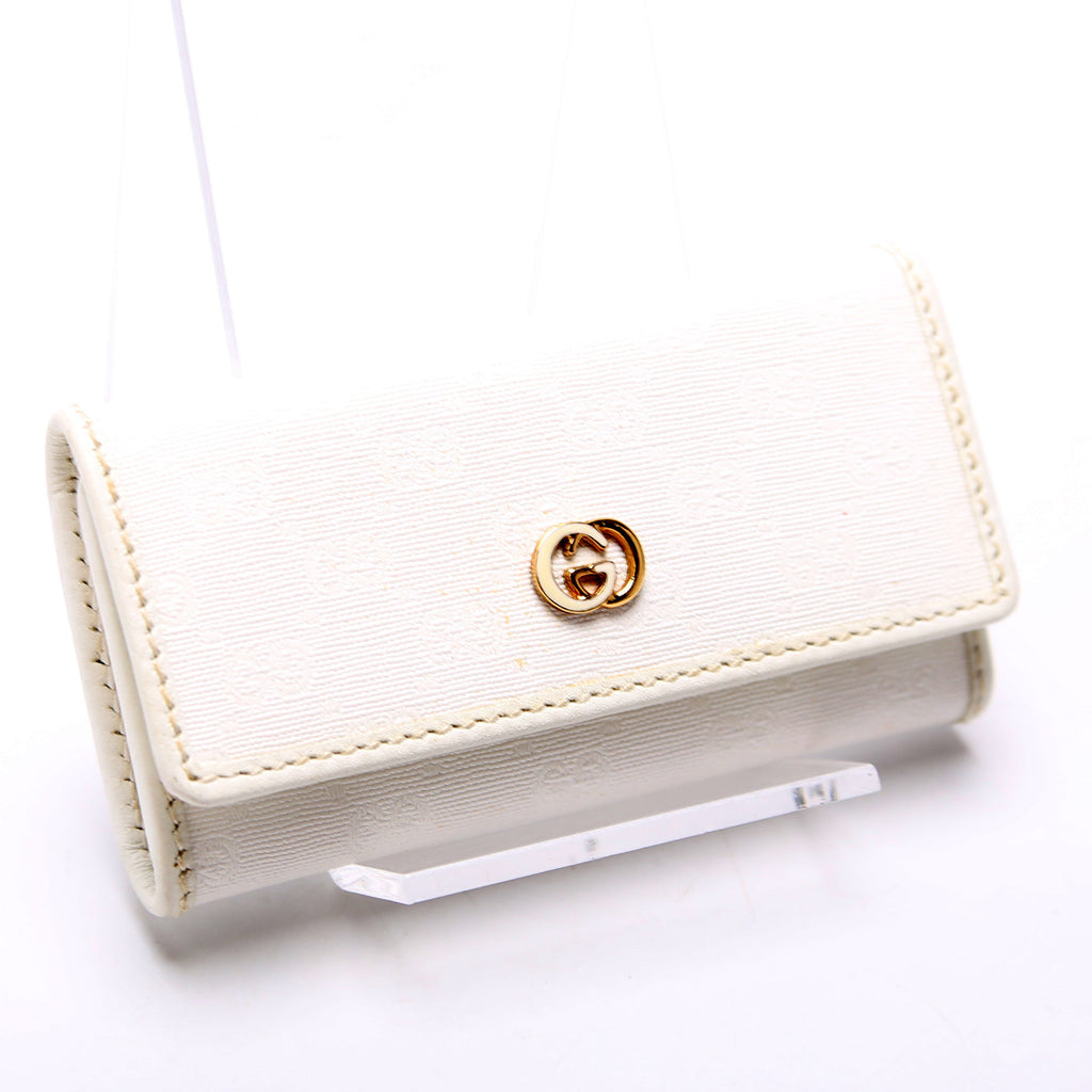 033-03-0066 Micro GG Canvas 4 Key Case Vintage