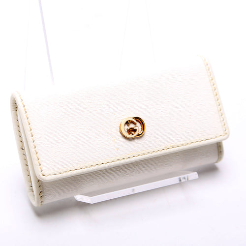 033-03-0066 Micro GG Canvas 4 Key Case Vintage