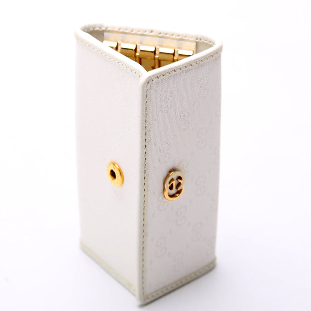033-03-0066 Micro GG Canvas 4 Key Case Vintage