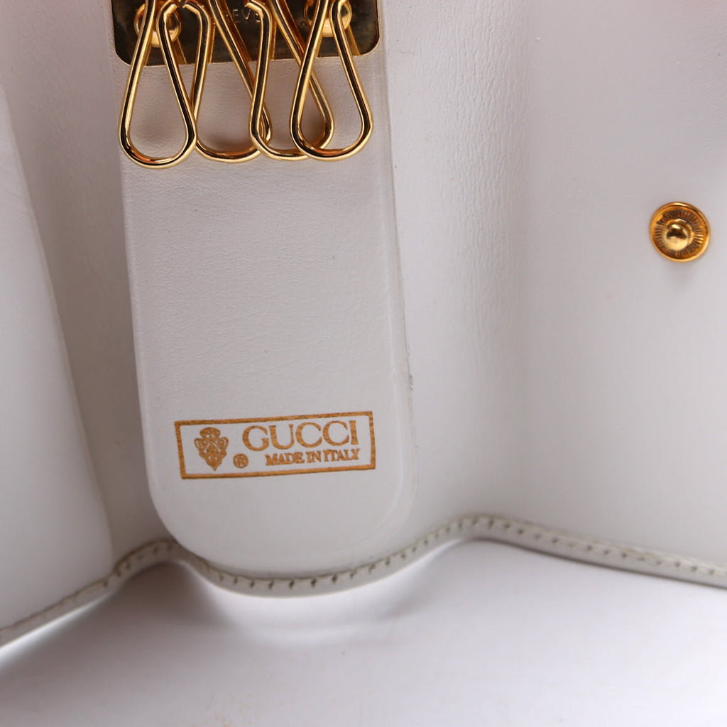 033-03-0066 Micro GG Canvas 4 Key Case Vintage