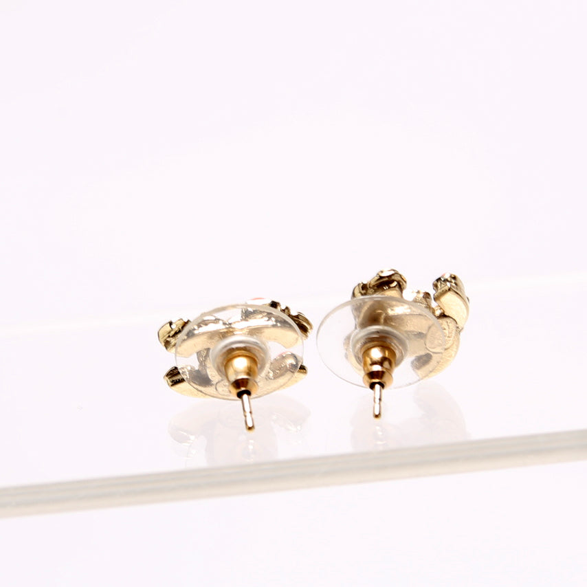 CC Stone/Crystal Stud Earrings