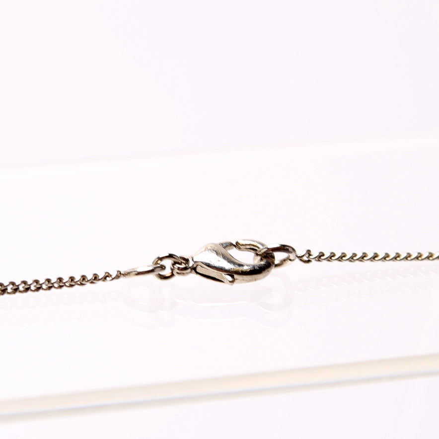 CC Rhinestone Small Pendant Necklace