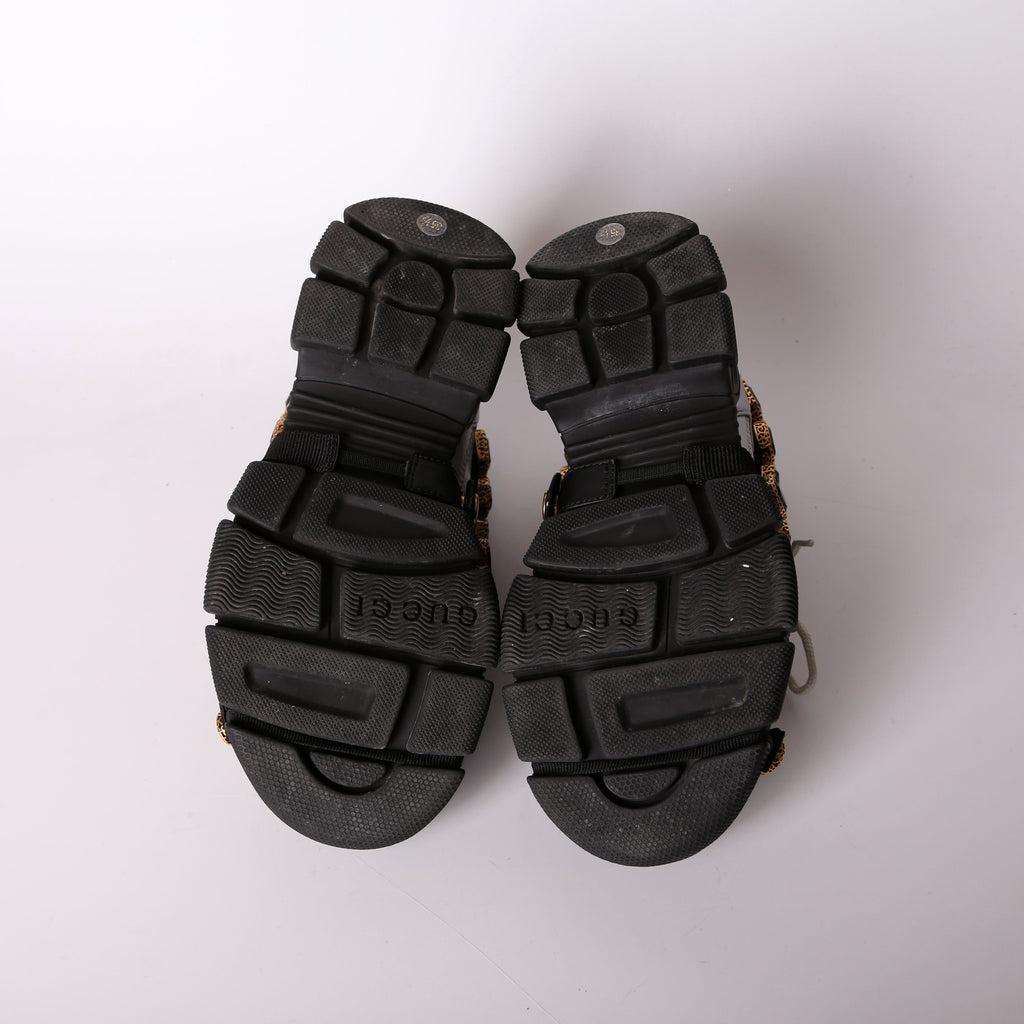 Gucci Flashtrek Jeweled Sneakers Size 35.5