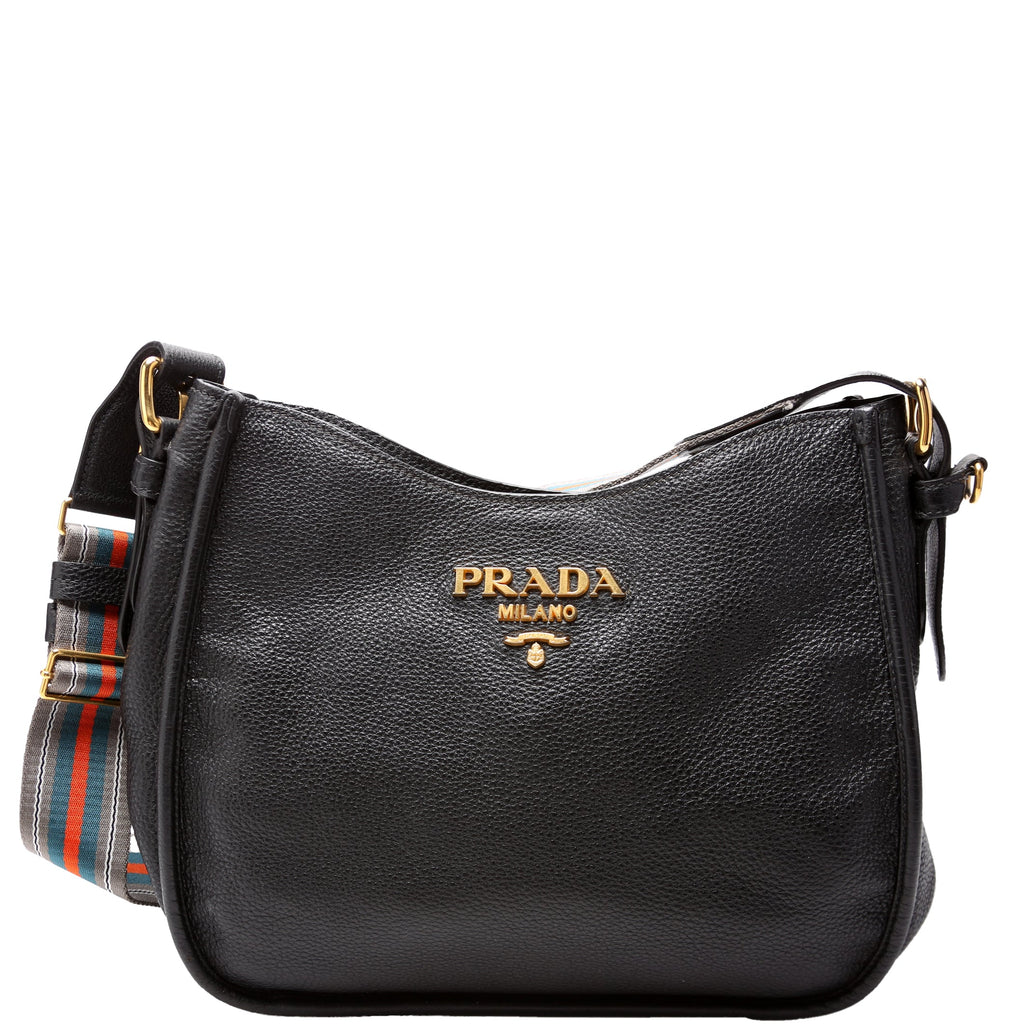 Vitello Daino Hobo Black