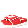 Gucci X Adidas GG Terry Slides Size 40