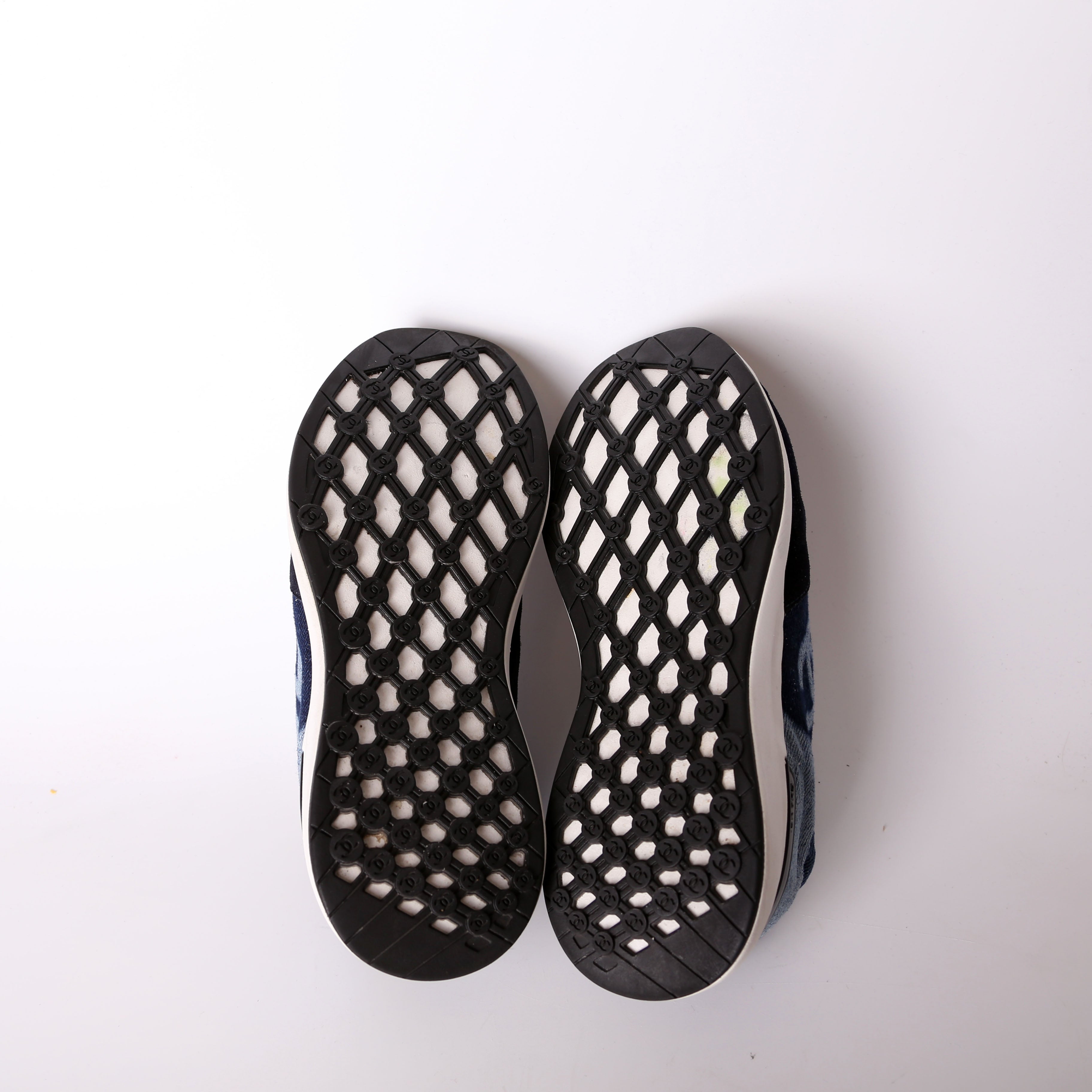 CC Logo Denim Sneakers Size 38