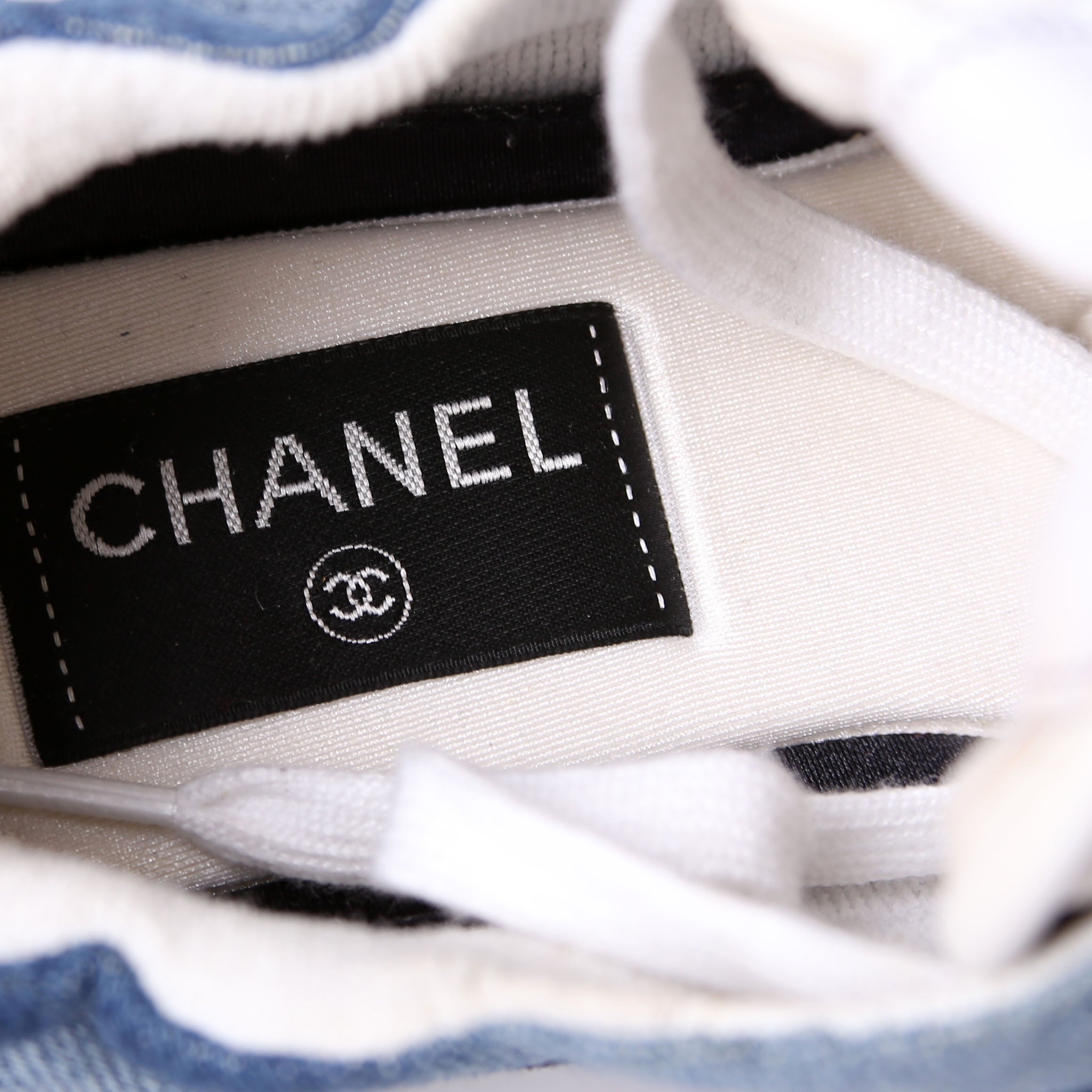 CC Logo Denim Sneakers Size 38