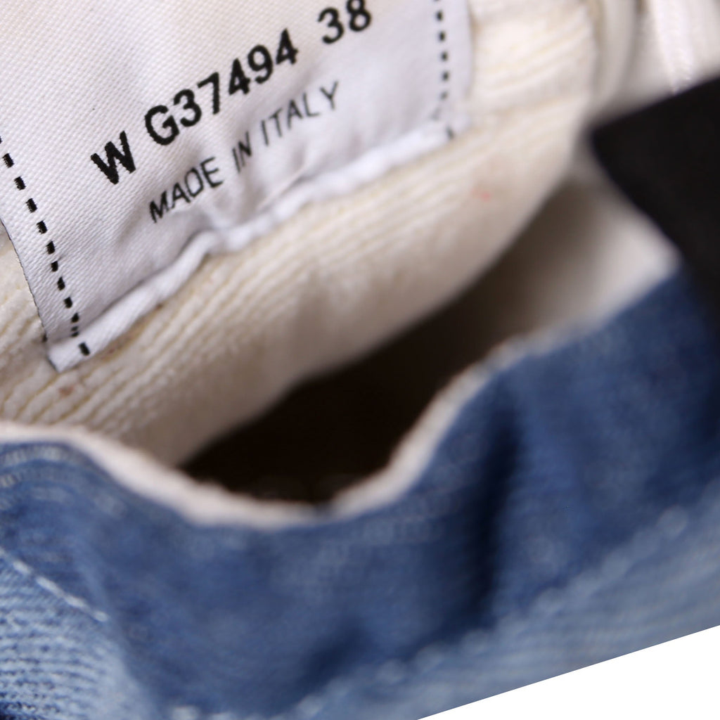 CC Logo Denim Sneakers Size 38