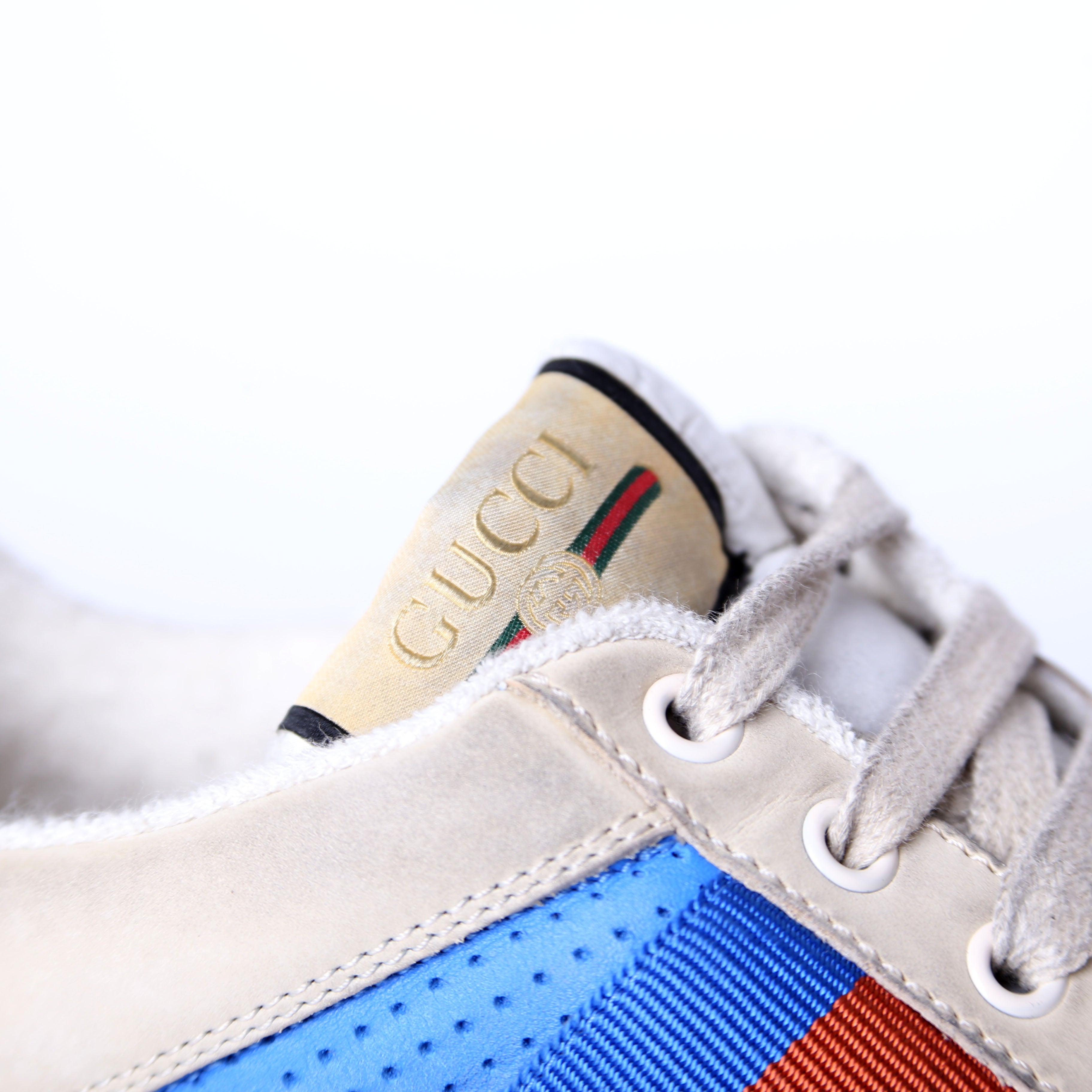 Gucci Screener Distressed Sneakers Men's Size 37.5