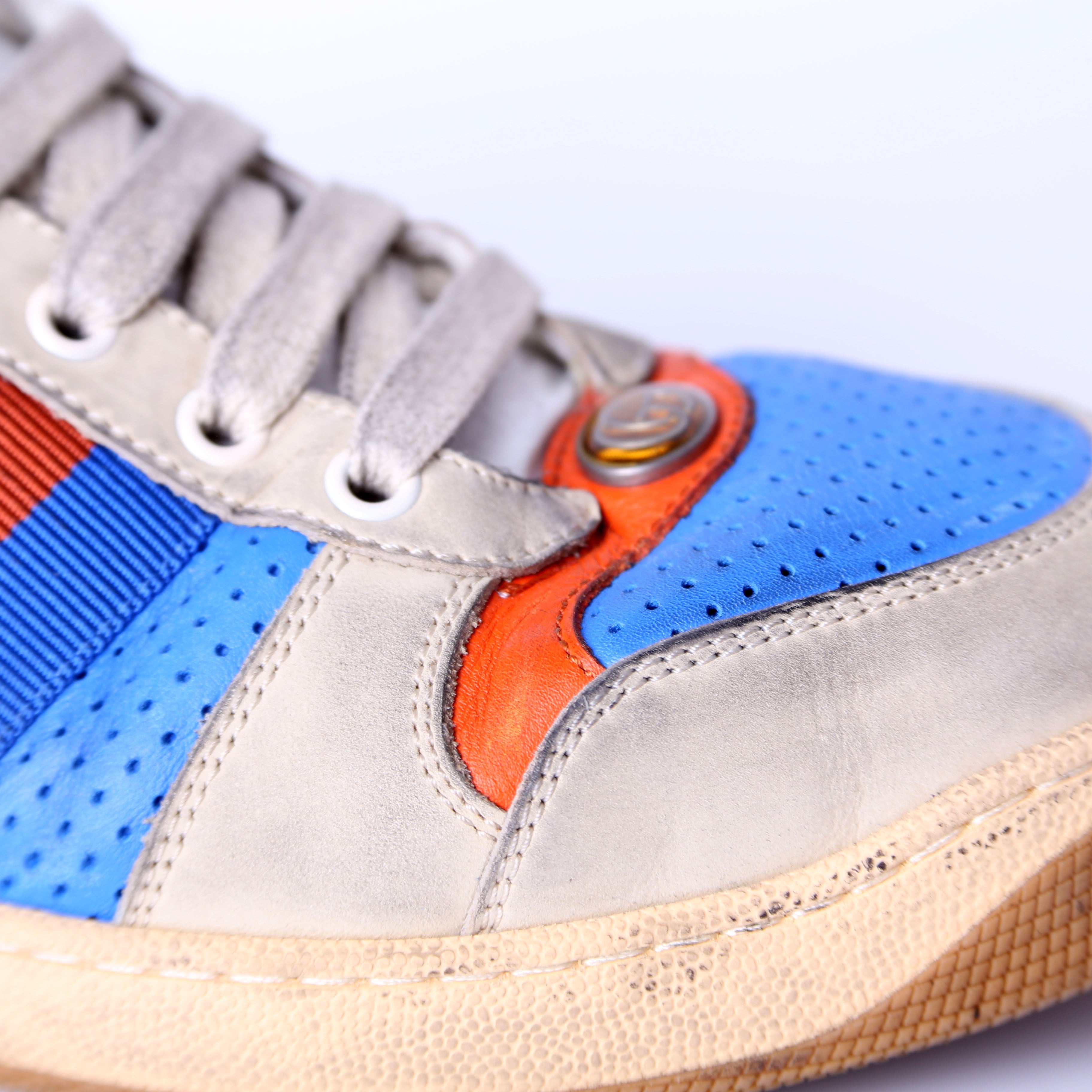 Gucci Screener Distressed Sneakers Men's Size 37.5