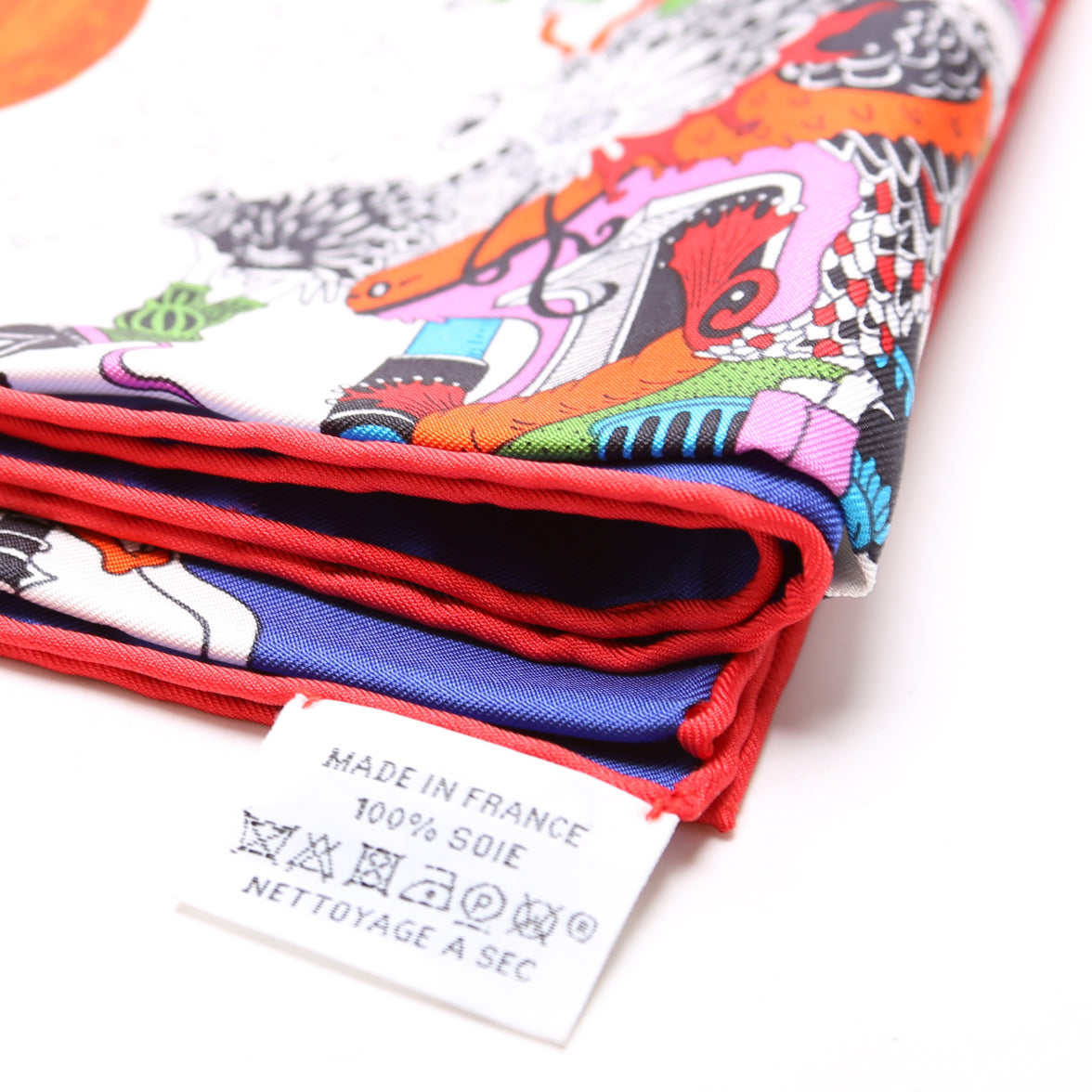 La Folle Parade Silk Scarf 90CM