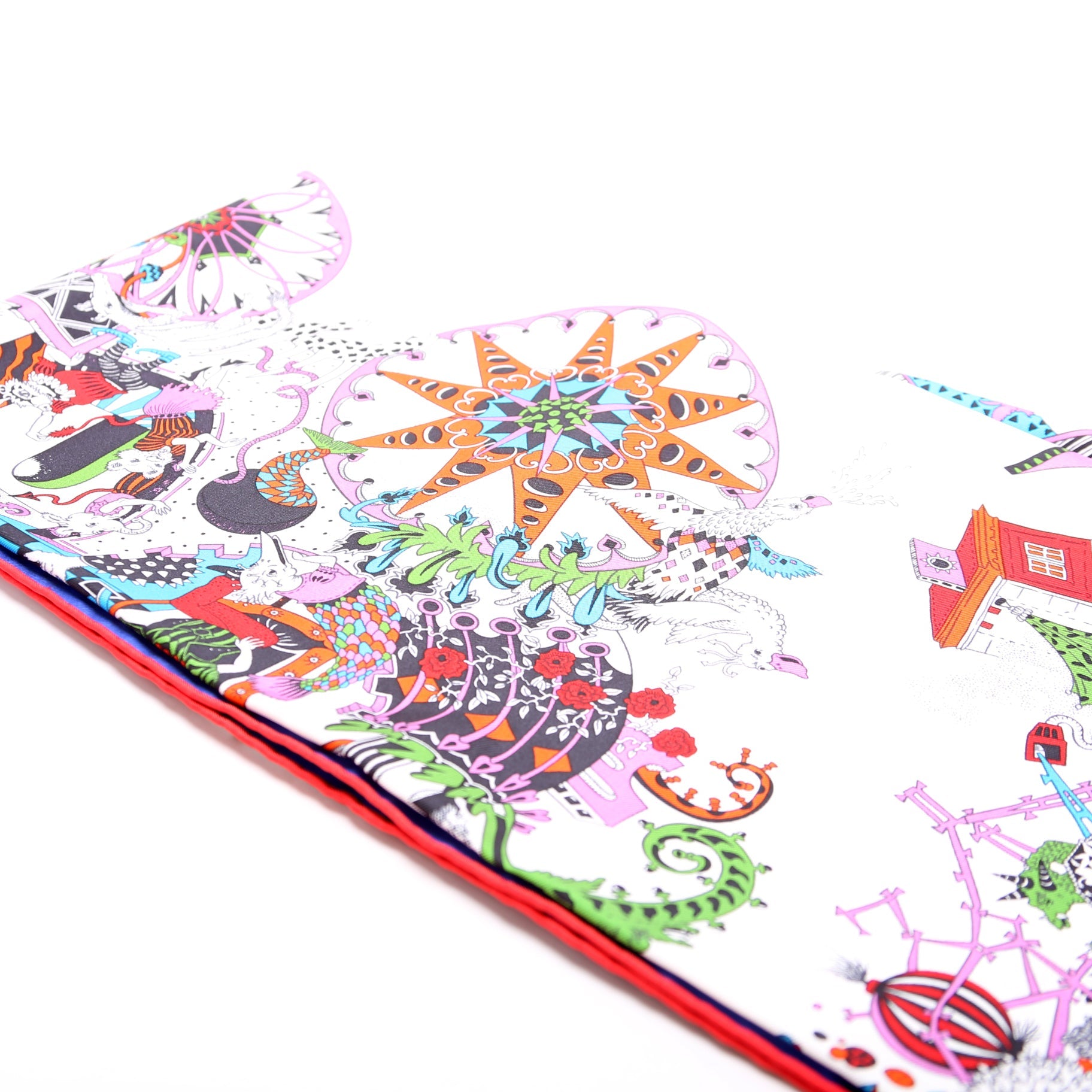 La Folle Parade Silk Scarf 90CM