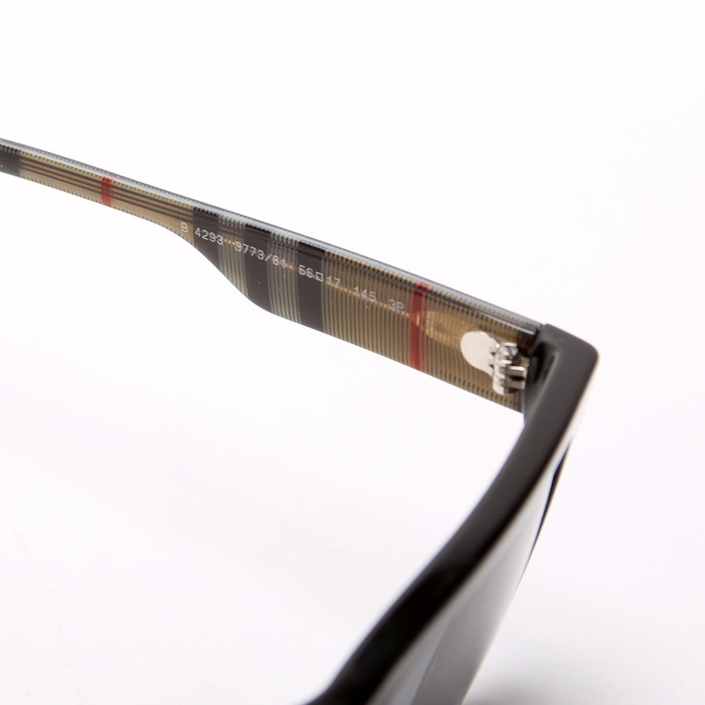 B4293 Check Rectangle Sunglasses