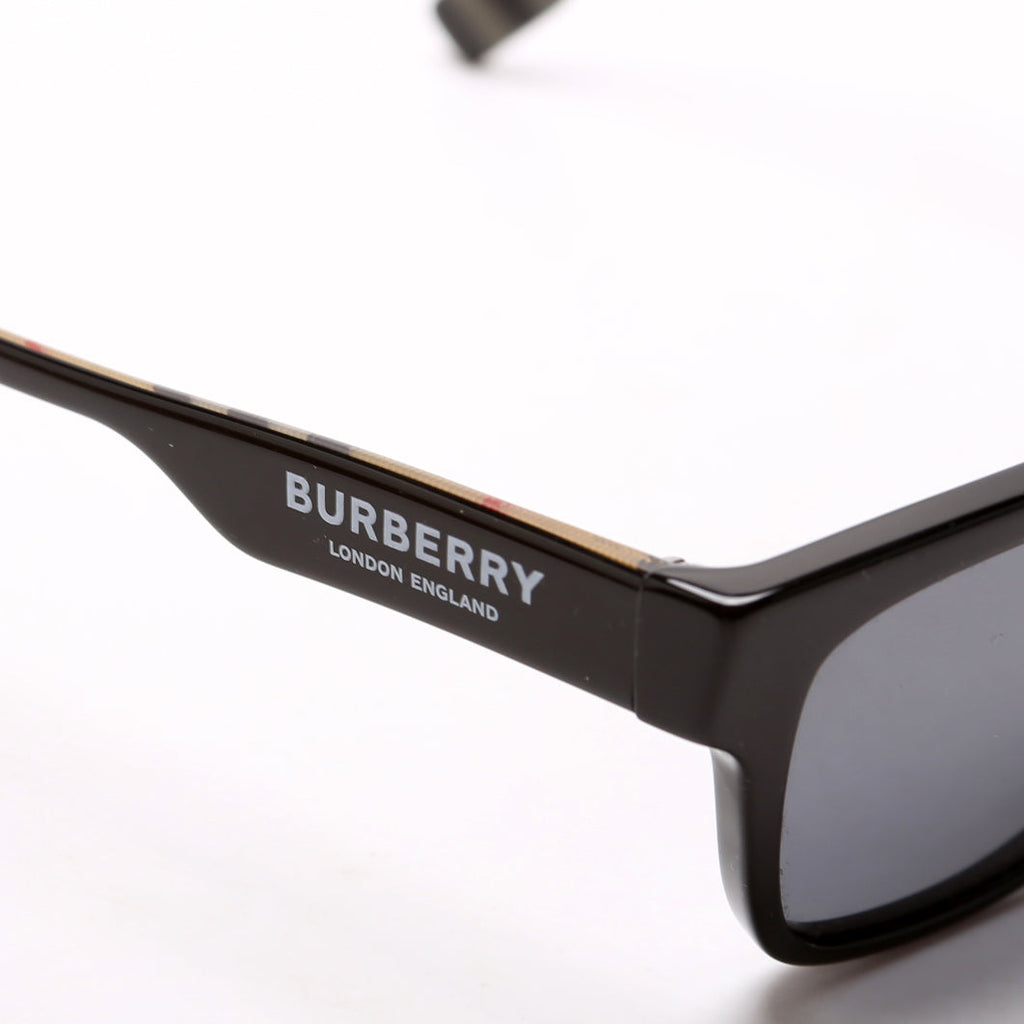 B4293 Check Rectangle Sunglasses