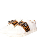 Fendi Pearland Leather Sneakers Size 37.5