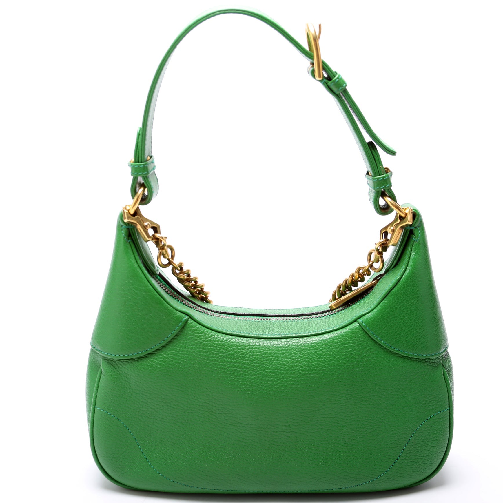 731817 Aphrodite Leather Small Shoulder Bag Green