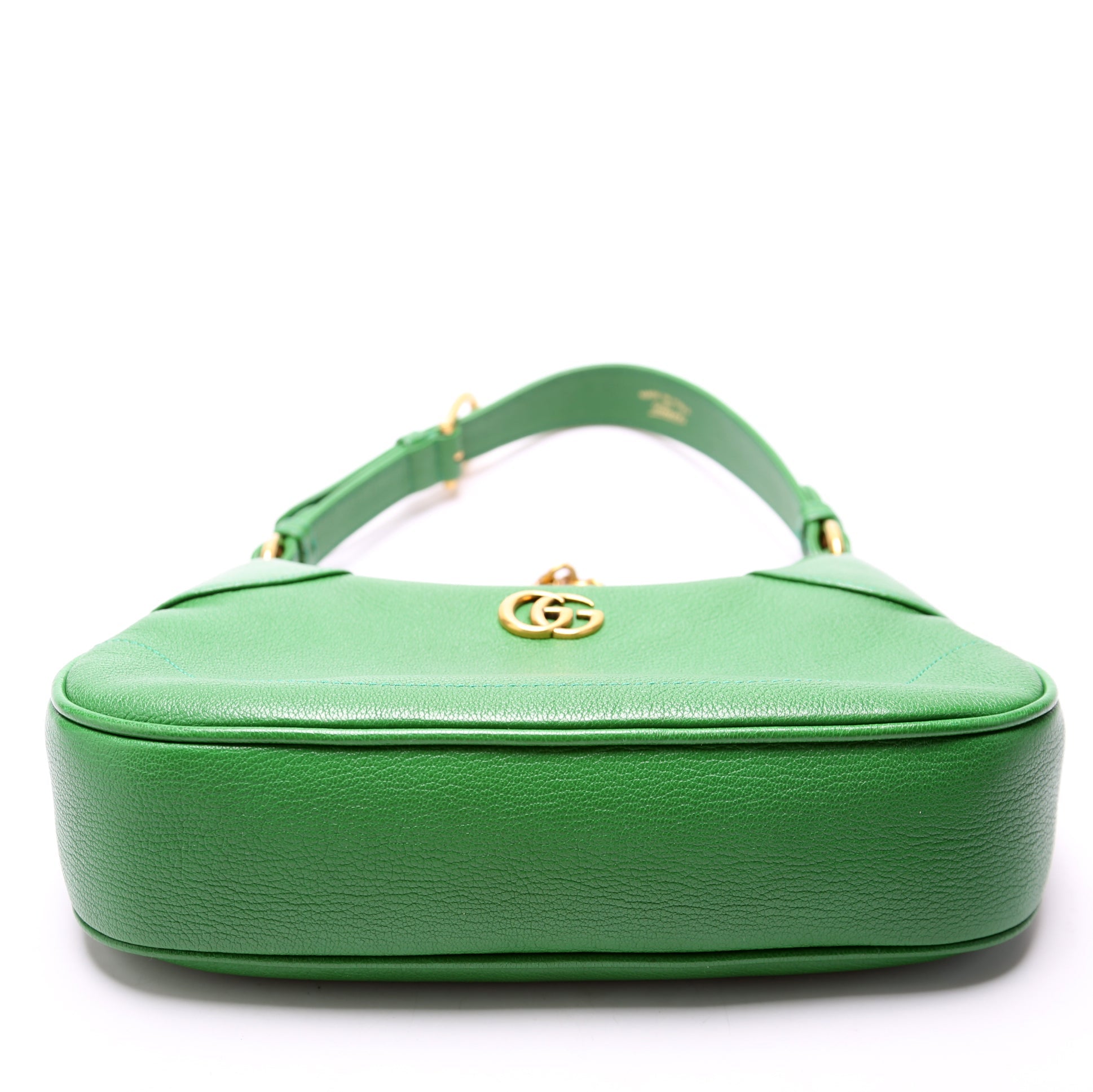 731817 Aphrodite Leather Small Shoulder Bag Green