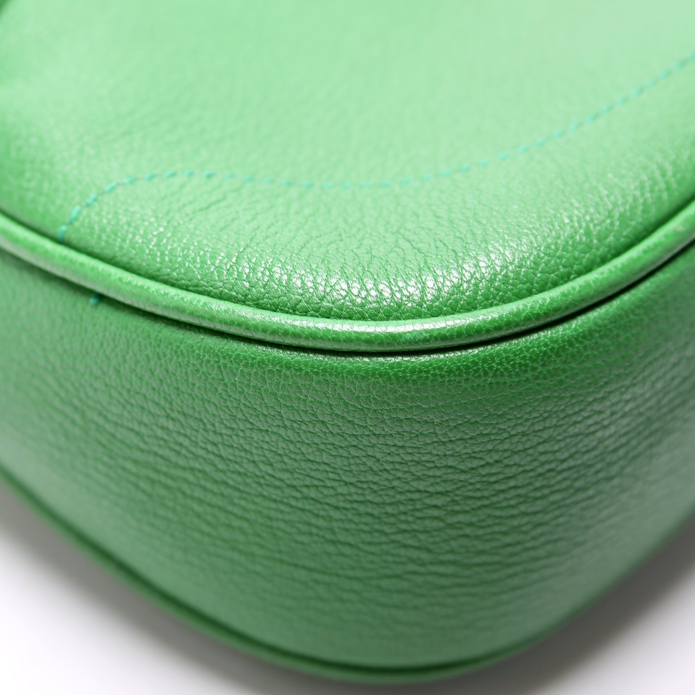 731817 Aphrodite Leather Small Shoulder Bag Green